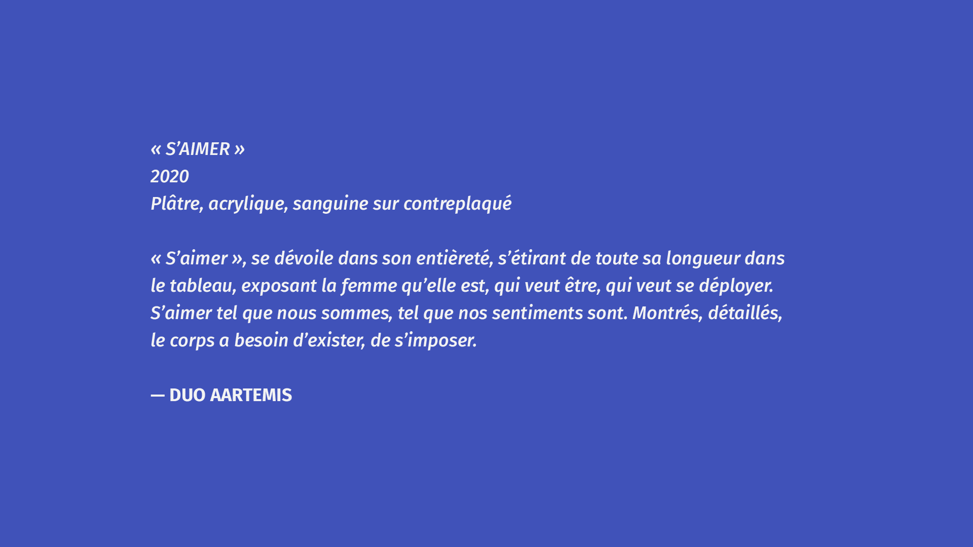 S'aimer — Duo Aartemis